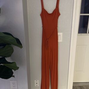 Elegant Orange Jumpsuit